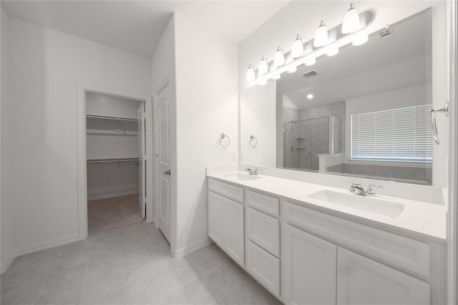 Furnished interior view inside a new home in Churchill: Meadows 50', Anna (Image 4). Furnished interior view inside a new home in Churchill: Meadows 50', Anna (Image 4).