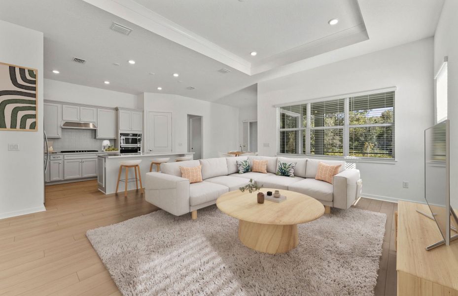 Furnished interior view inside a new home in Del Webb River Reserve, Spring Hill (Image 9).