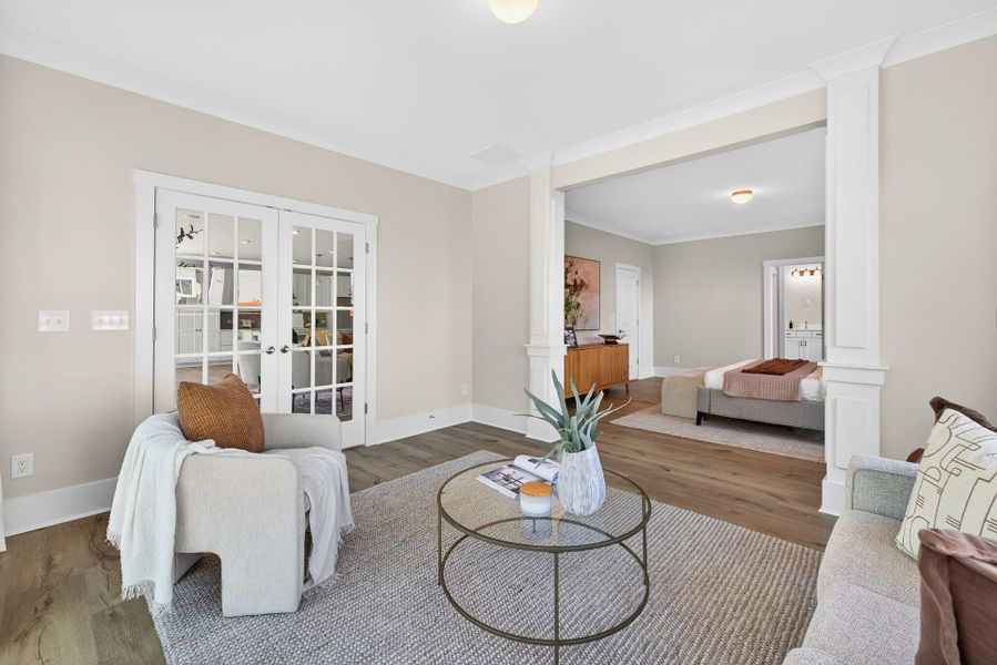 Furnished interior view inside a new home in Edgewater - Harbor Pointe, Lancaster (Image 21).