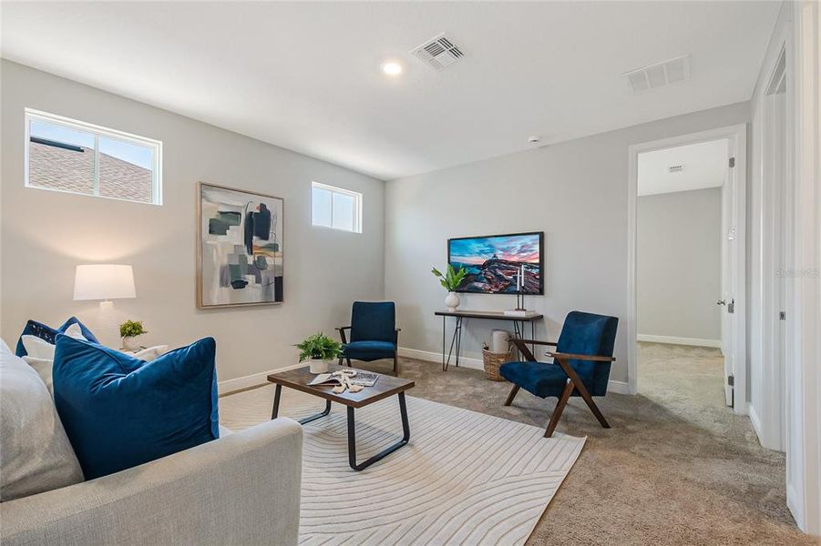 Furnished interior view inside a new home in , Orlando (Image 50).