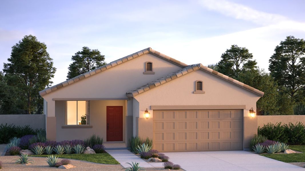 Spanish Elevation - Pima at Northern Farms in Waddell, Arizona | Landsea Homes