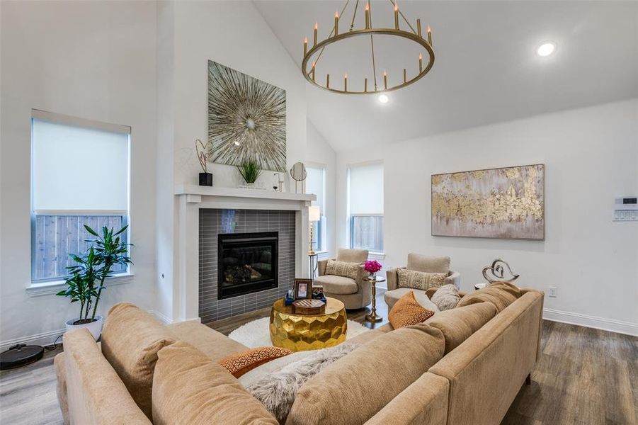 Furnished interior view inside a new home in Cambridge Crossing, Celina (Image 4).