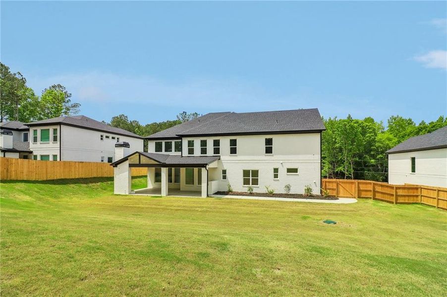 Exterior details and patio area of a home in , Grayson (Image 28).