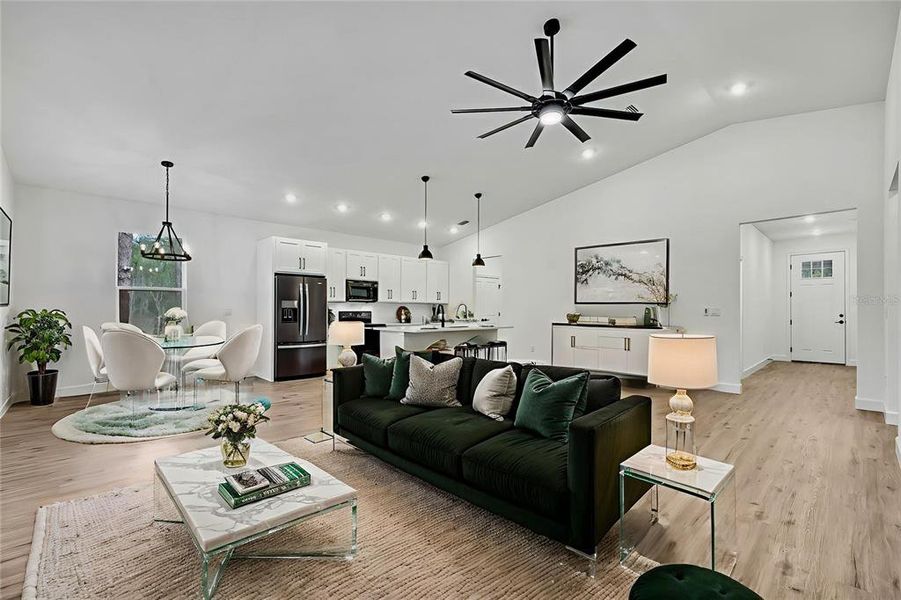 Furnished interior view inside a new home in , Weeki Wachee (Image 14).