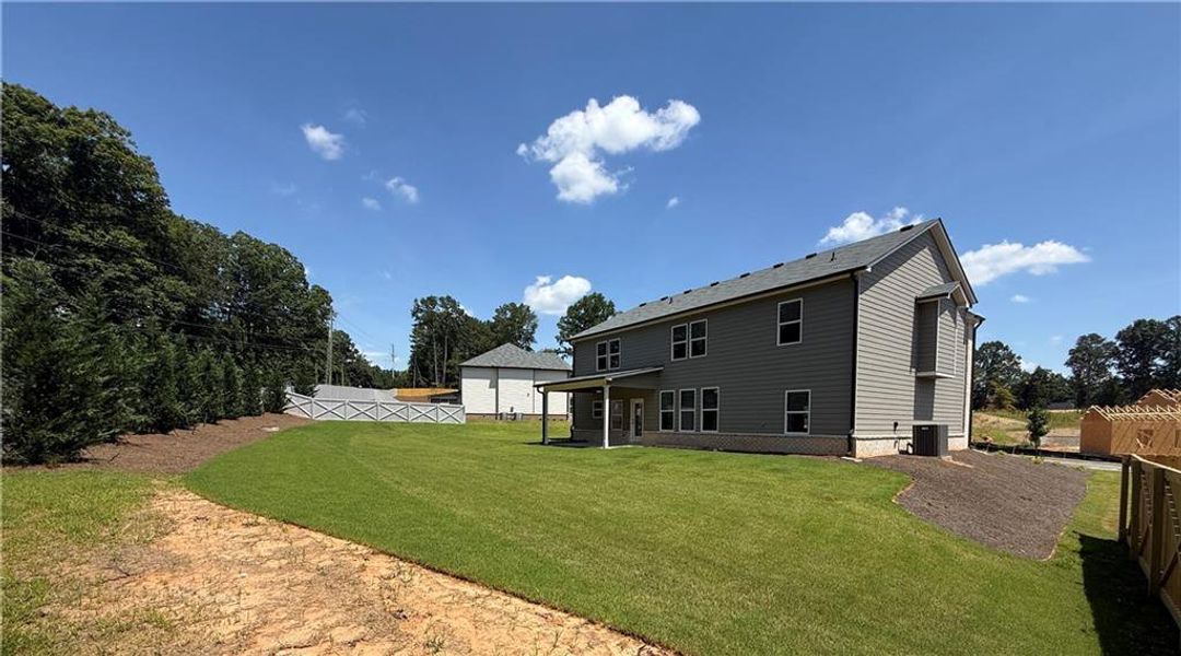 Exterior details and patio area of a home in , Hoschton (Image 19). Exterior details and patio area of a home in , Hoschton (Image 19).