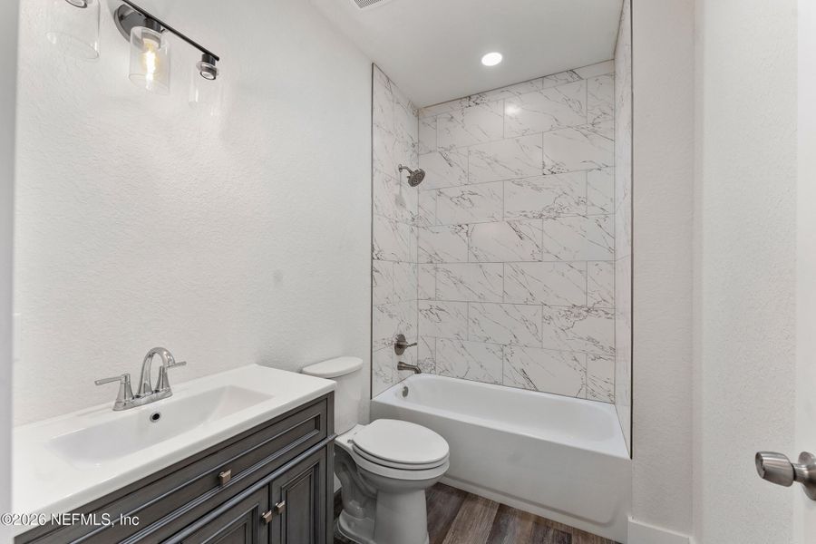 Furnished interior view inside a new home in , Hampton (Image 11).