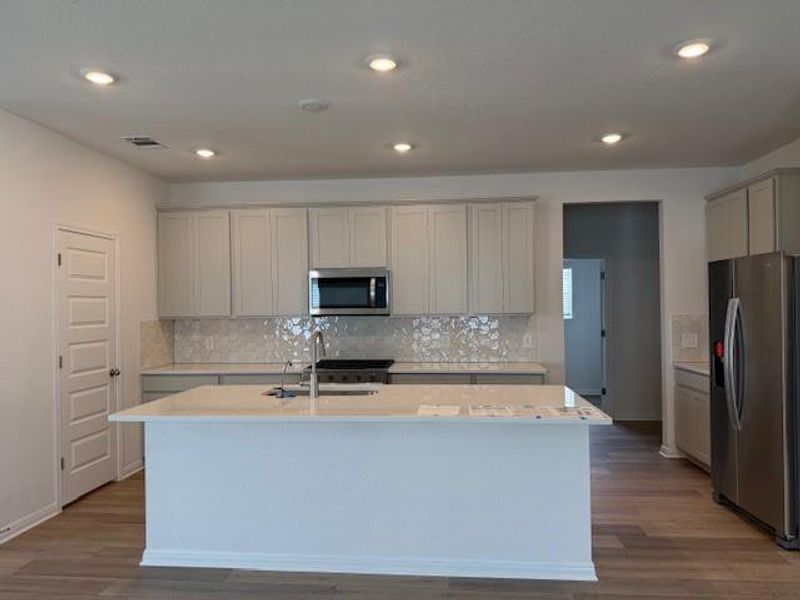 Furnished interior view inside a new home in Lakeside Meadows, Pflugerville (Image 5).