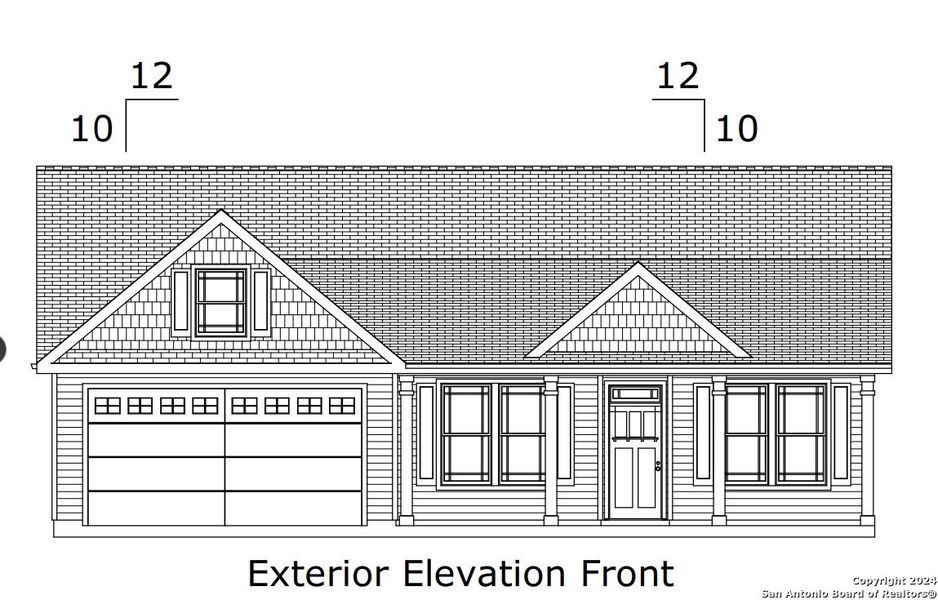Exterior rendering of this home design in Las Palomas Country Club Estates, La Vernia, TX (Image 4). Exterior rendering of this home design in Las Palomas Country Club Estates, La Vernia, TX (Image 4).
