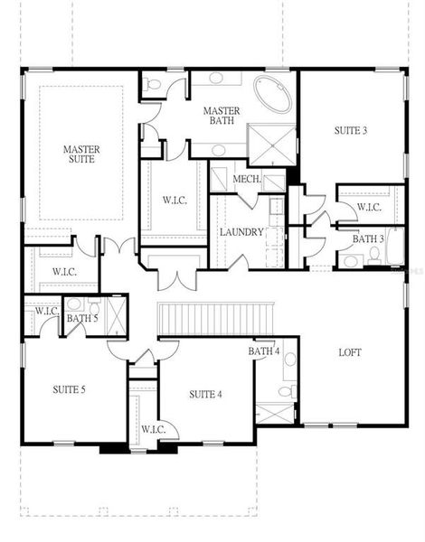 2D floor plan layout of this home in , Tampa, FL (Image 3).