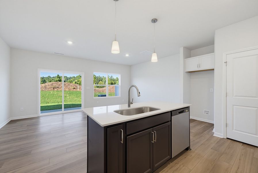 Furnished interior view inside a new home in Sweetbrier, Durham (Image 9).