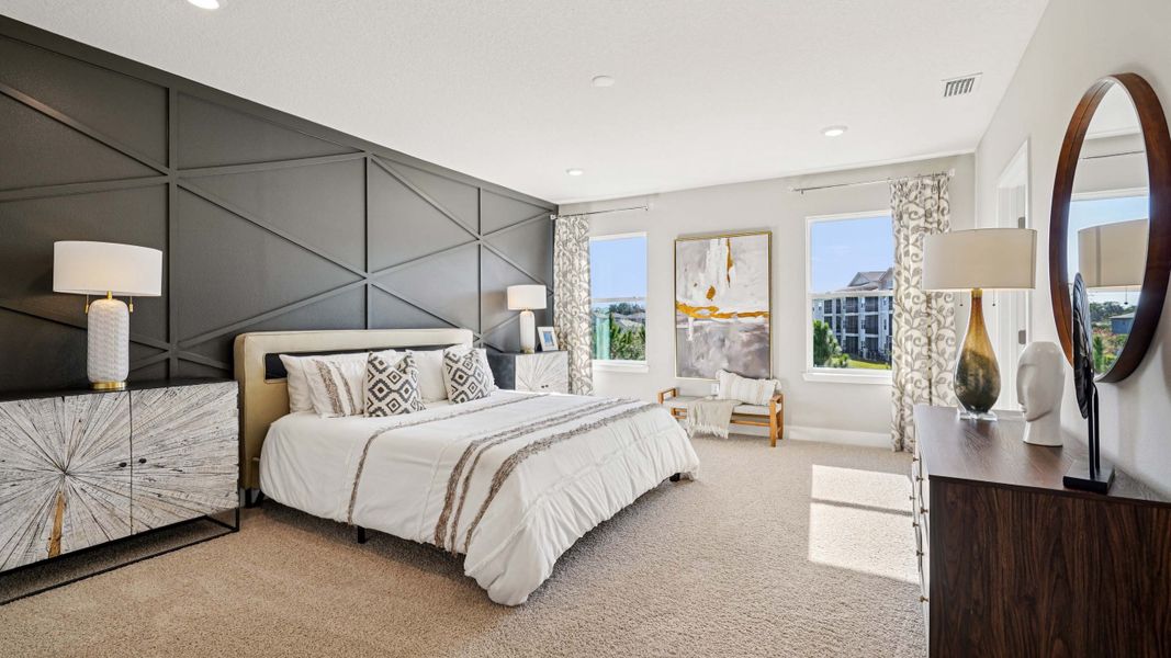 Furnished interior view inside a new home in Buchanan Trails, Newberry (Image 15).