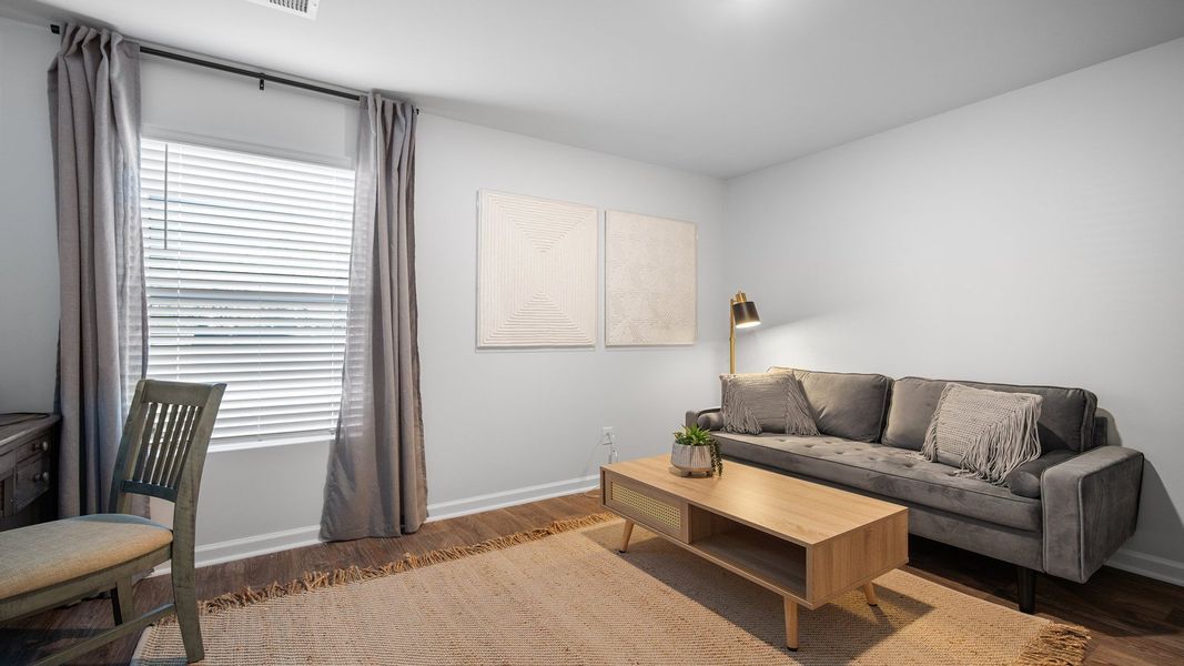 Furnished interior view inside a new home in The Groves at Bees Creek, Ridgeland (Image 23).