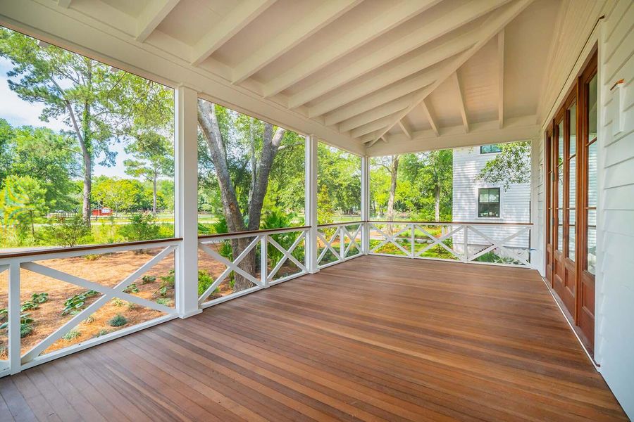 Exterior details and patio area of a home in , Johns Island (Image 3). Exterior details and patio area of a home in , Johns Island (Image 3).