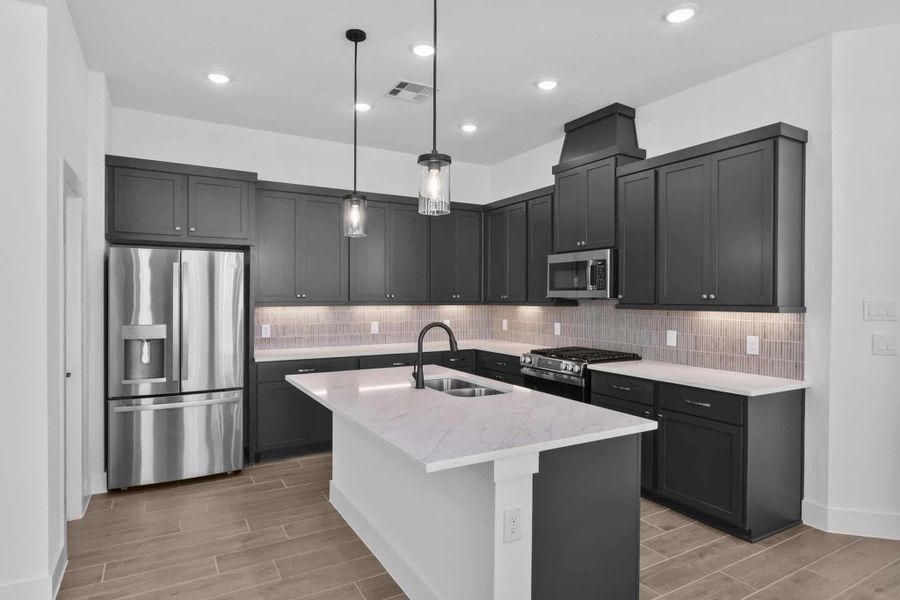 Furnished interior view inside a new home in Meridiana, Manvel (Image 5).