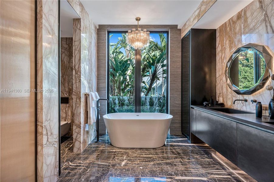 Furnished interior view inside a new home in , Fort Lauderdale (Image 8).