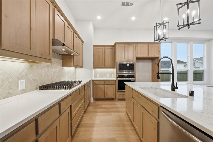 Furnished interior view inside a new home in Pecan Square: 50ft. lots, Northlake (Image 11).