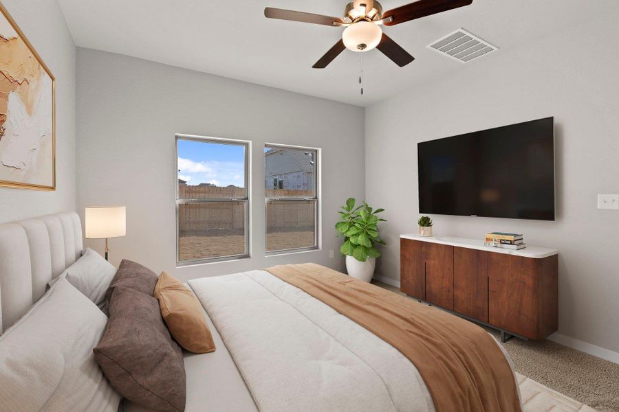 Primary Bedroom - Virtually Staged