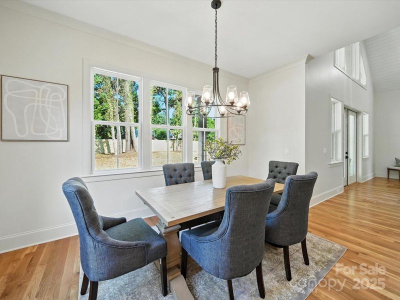 Furnished interior view inside a new home in , Charlotte (Image 29).