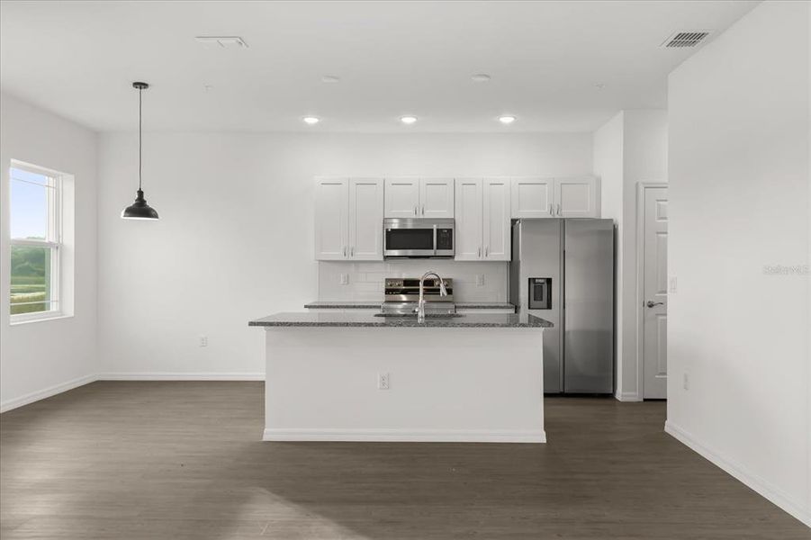 Furnished interior view inside a new home in , Clermont (Image 7). Furnished interior view inside a new home in , Clermont (Image 7).