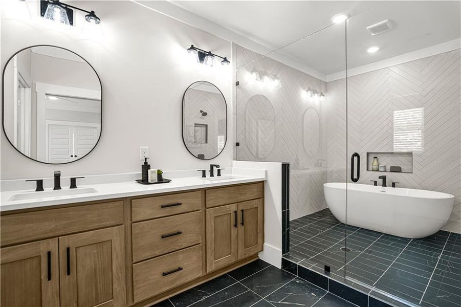 Furnished interior view inside a new home in , Scottdale (Image 43).