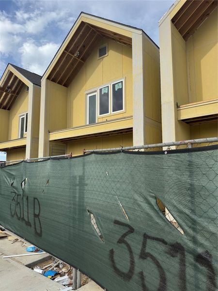 In-progress construction of a new home in , Houston, TX (Image 29).