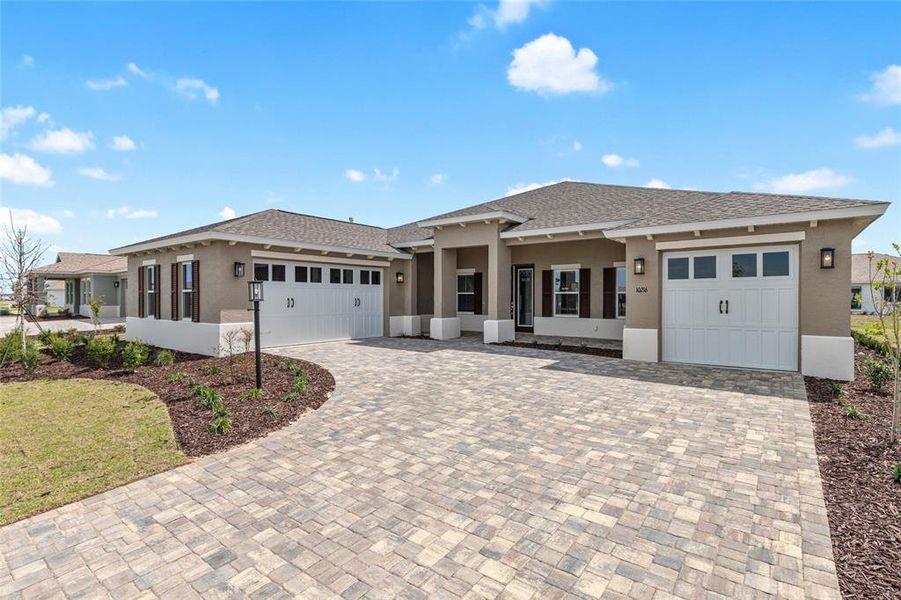 Front exterior of a new home in , Ocala, FL, highlighting curb appeal (Image 26).