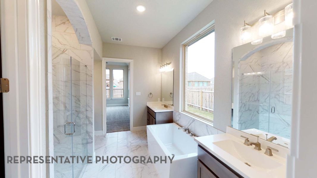 Furnished interior view inside a new home in Parten, Austin (Image 9).