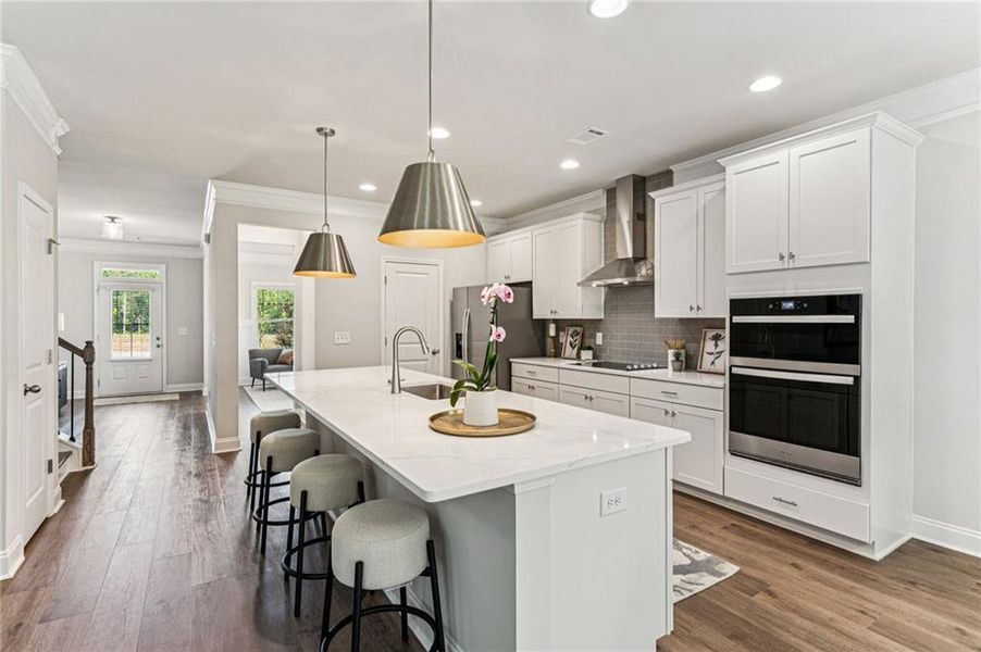 Furnished interior view inside a new home in , Flowery Branch (Image 5).