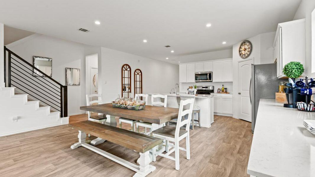 Furnished interior view inside a new home in Lake Conroe Cove, Willis (Image 11).