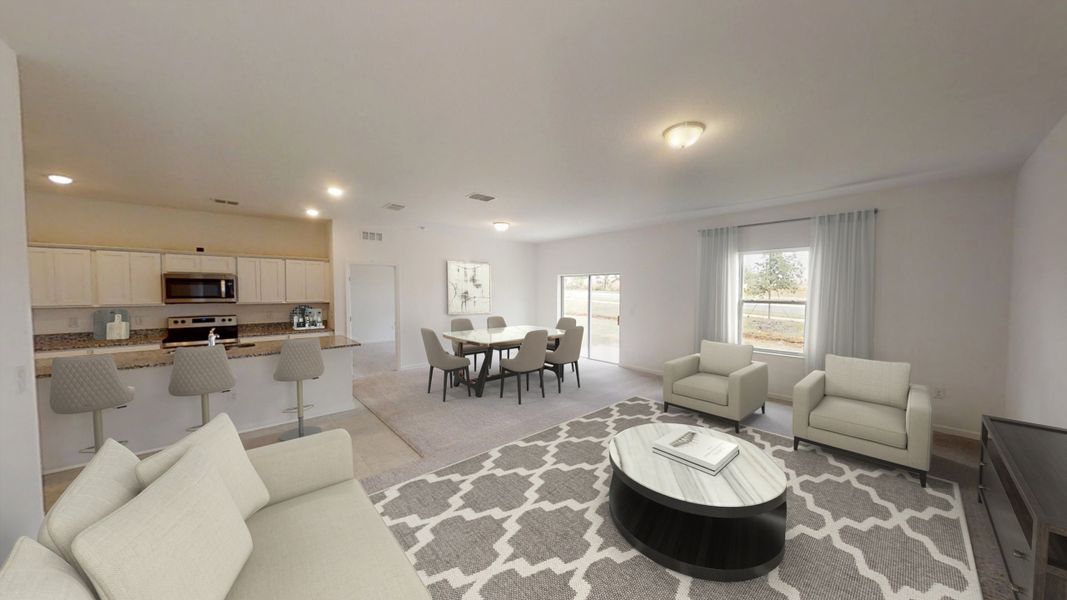 Representative furnished interior of a home built from the Firefly by Starlight Homes in Scenic Terrace, Lake Hamilton (Image 6).