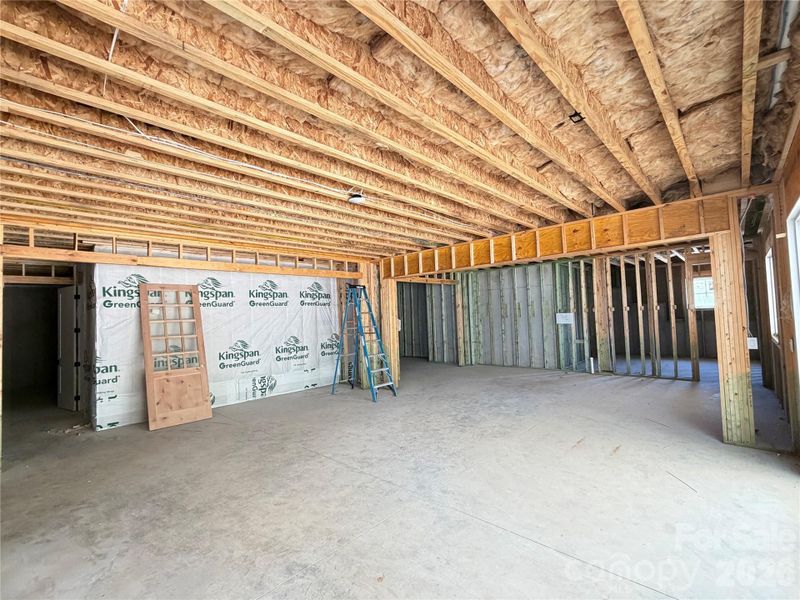 Tons of basement space ready to be completed.
