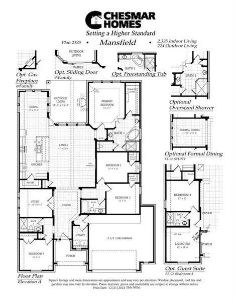 Mansfield floorplan