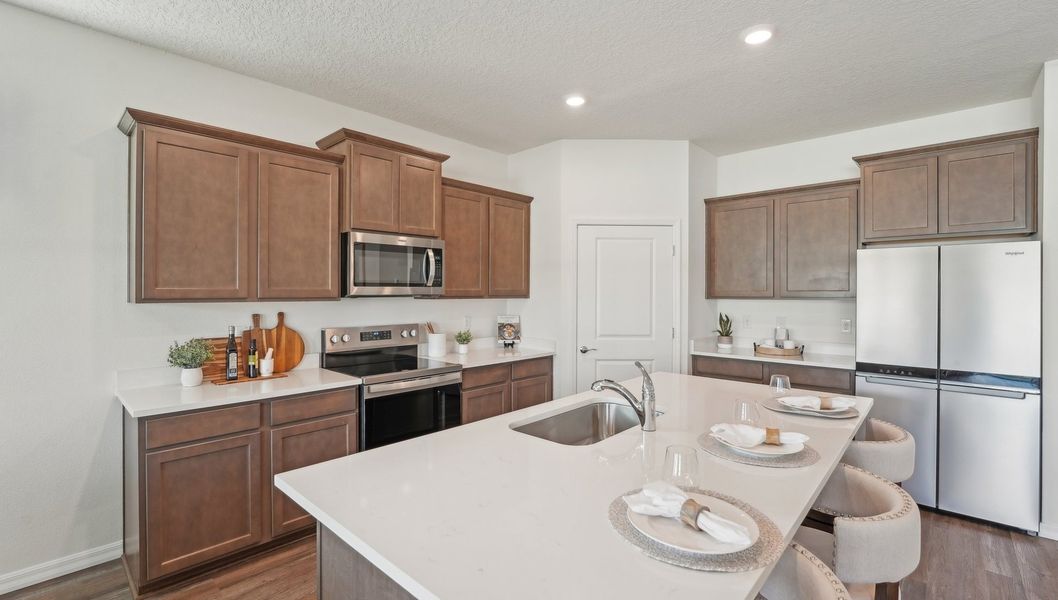 Representative furnished interior of a home built from the Delray by D.R. Horton in Abbott Park, Zephyrhills (Image 13).