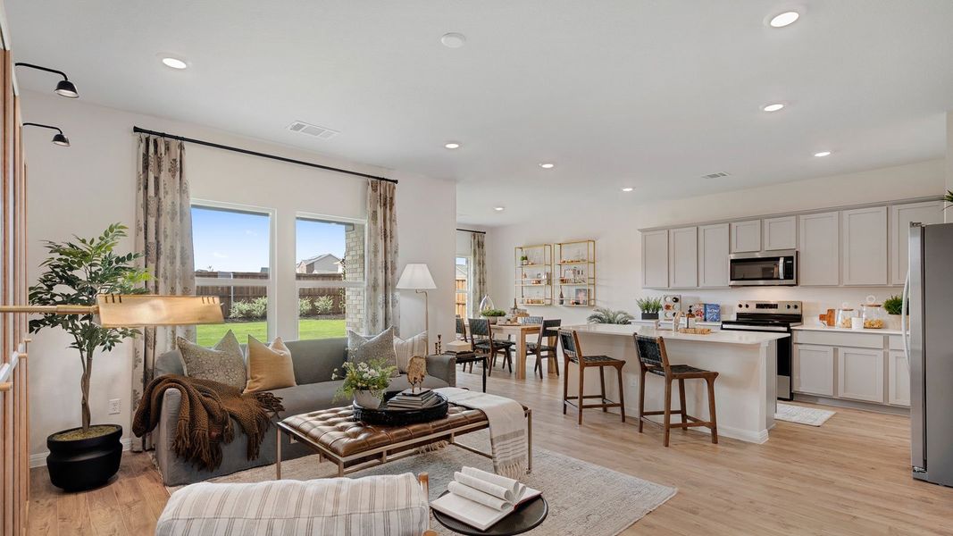 Representative furnished interior of a home built from the The Naples by D.R. Horton in Thunder Rock, Marble Falls (Image 3). Representative furnished interior of a home built from the The Naples by D.R. Horton in Thunder Rock, Marble Falls (Image 3).