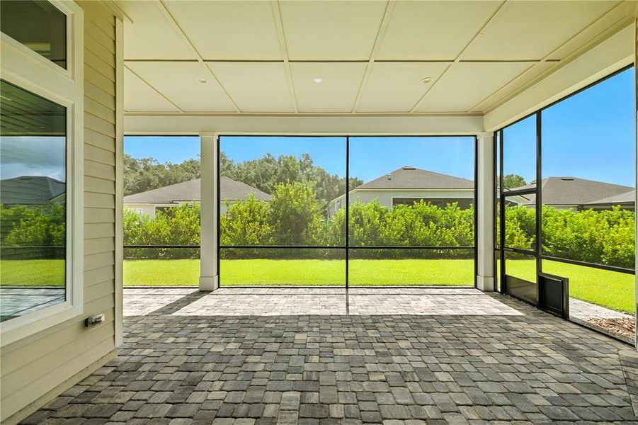 Large Screened in back patio