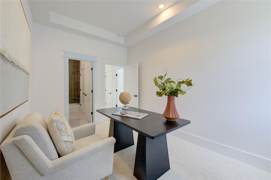 Furnished interior view inside a new home in , Houston (Image 14).