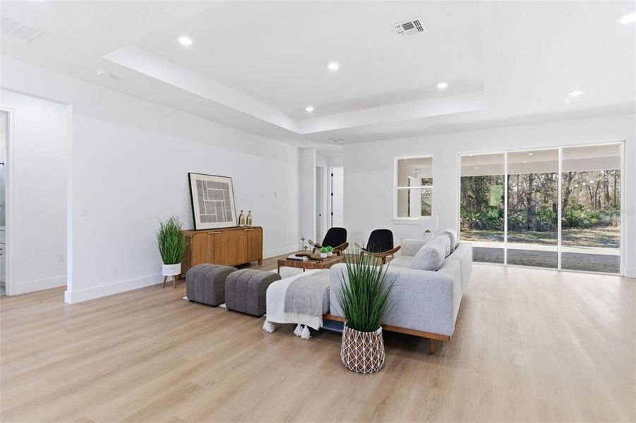 Furnished interior view inside a new home in , Orlando (Image 17).