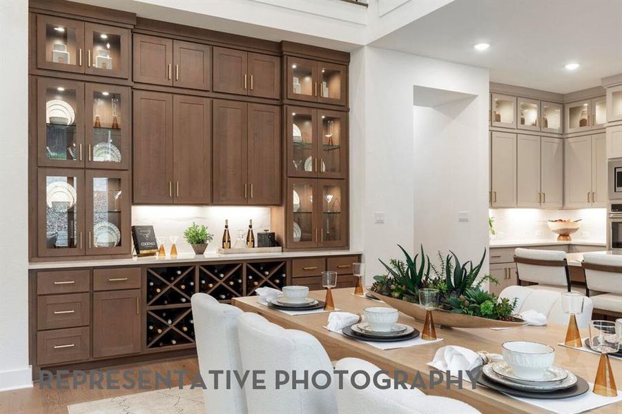Furnished interior view inside a new home in Sandbrock Ranch, Aubrey (Image 27).