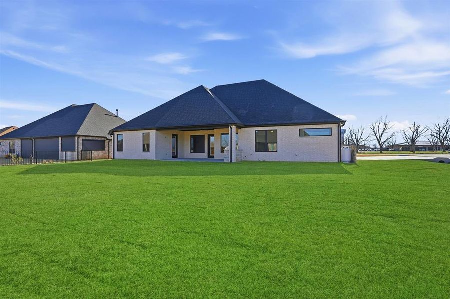 Exterior details and patio area of a home in , Granbury (Image 3). Exterior details and patio area of a home in , Granbury (Image 3).