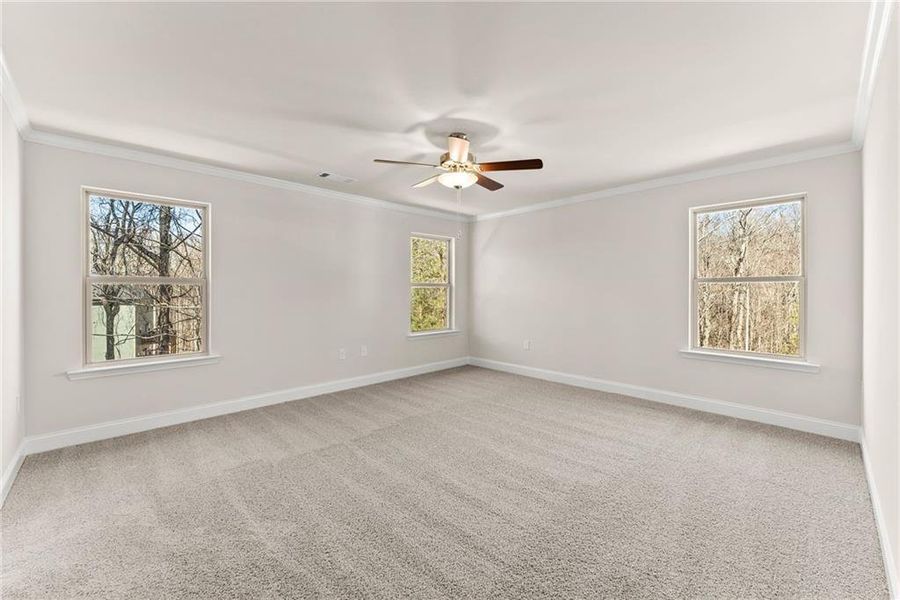 Spacious, unfurnished interior of a new home in Magnolia Villas, Cornelia (Image 45).