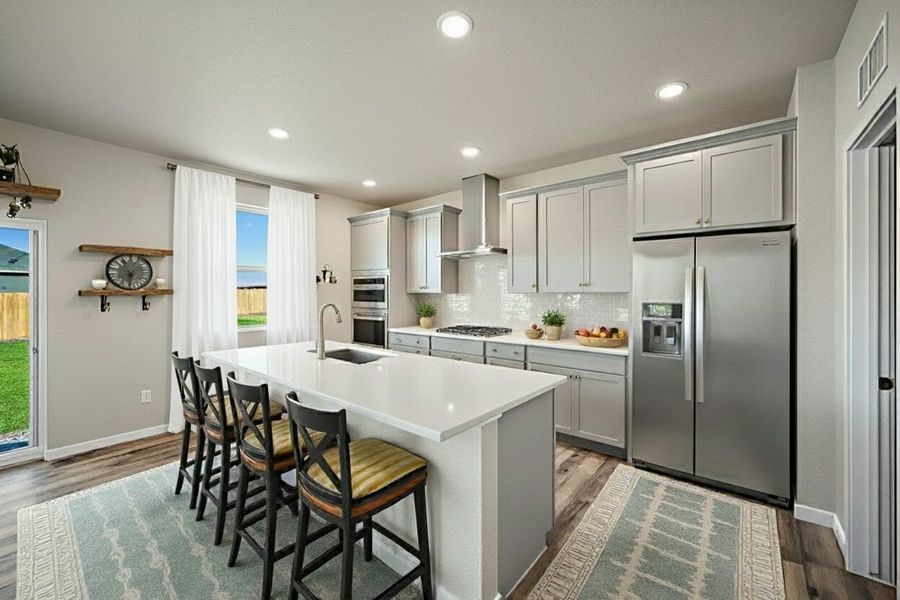 Furnished interior view inside a new home in The Glen-12, Colorado Springs (Image 7).