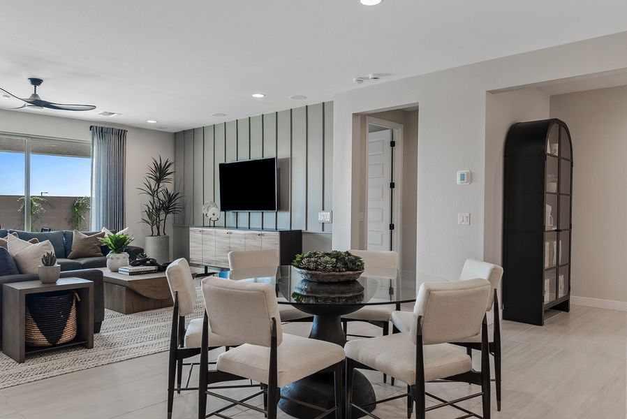 Furnished interior view inside a new home in Artisan at Asante, Surprise (Image 8).