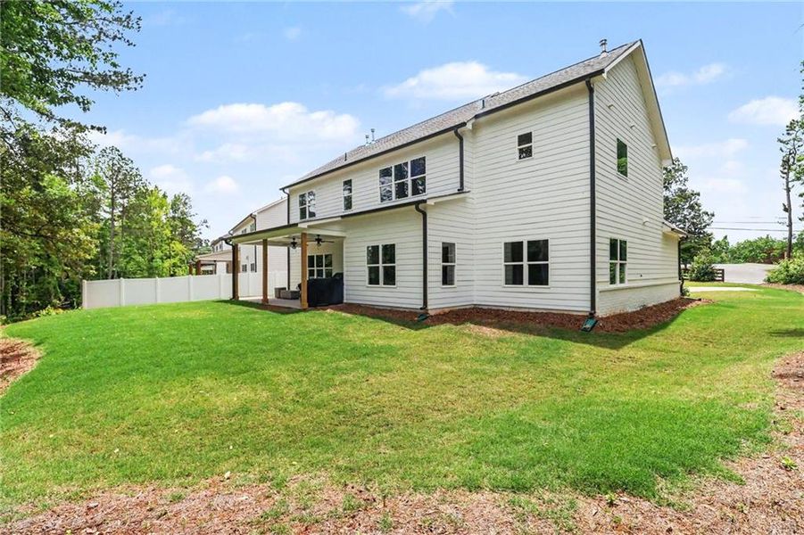 Exterior details and patio area of a home in , Marietta (Image 29).