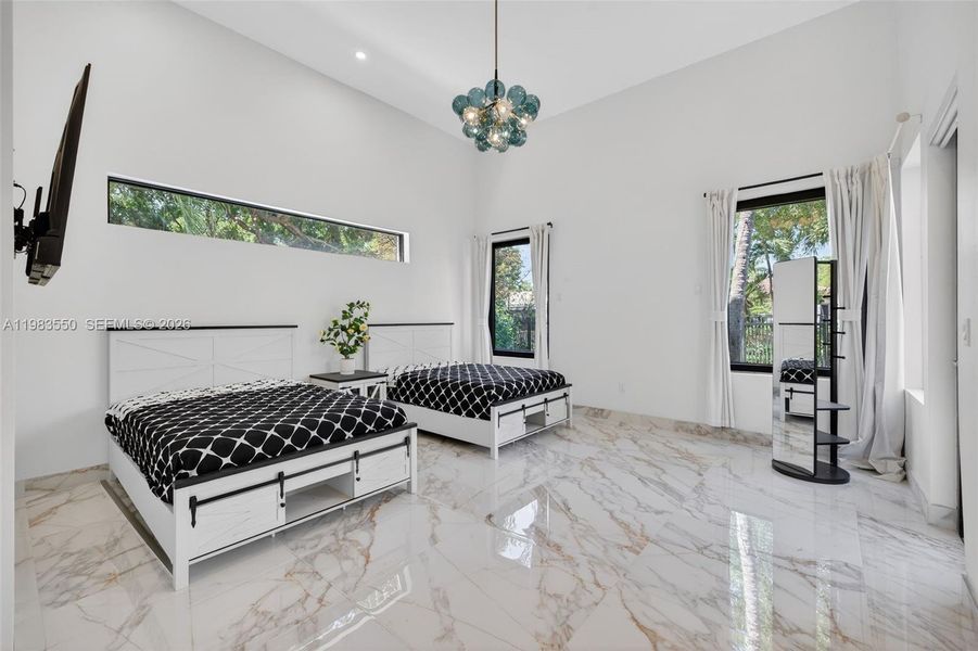 Furnished interior view inside a new home in , Biscayne Park (Image 74).