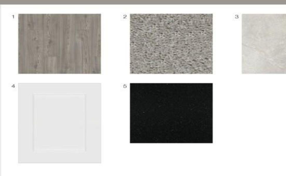 Design Selections. Home is currently under construction, selections subject to change.