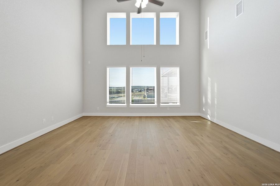 Spacious, unfurnished interior of a new home in The Woodlands at Medina Hills, Mico (Image 18).
