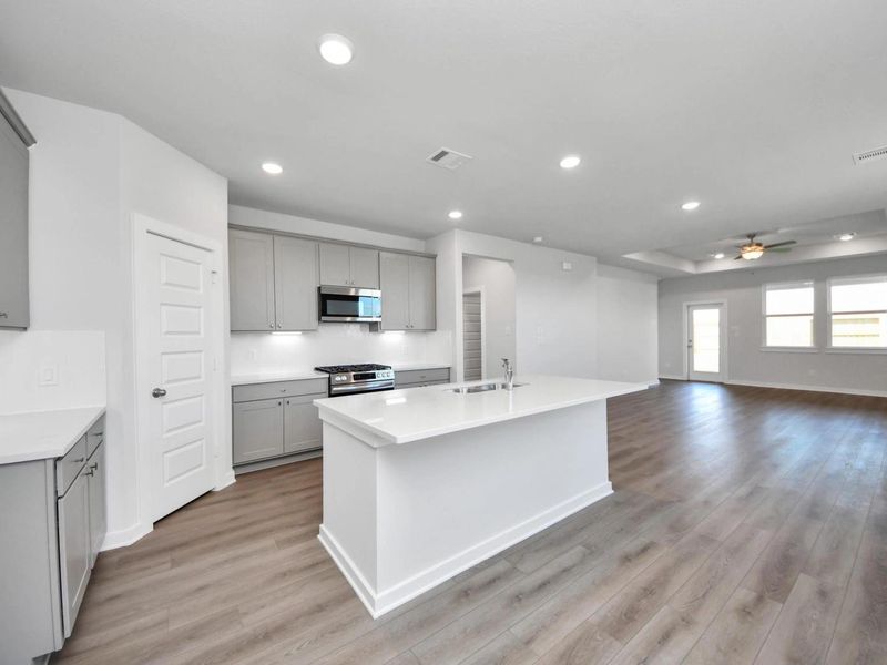 Furnished interior view inside a new home in Emberly, Beasley (Image 7).