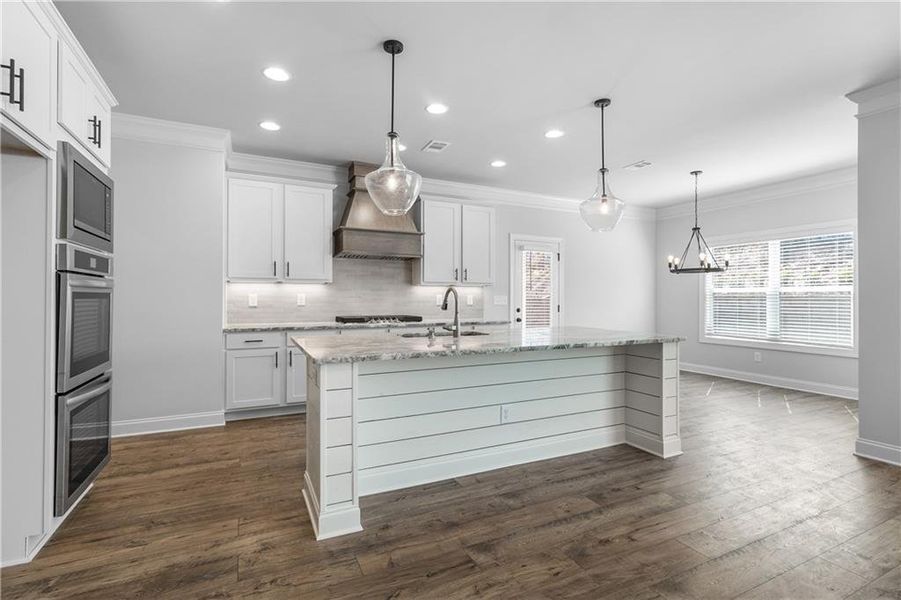 Furnished interior view inside a new home in Calgary Downs, Winder (Image 6).