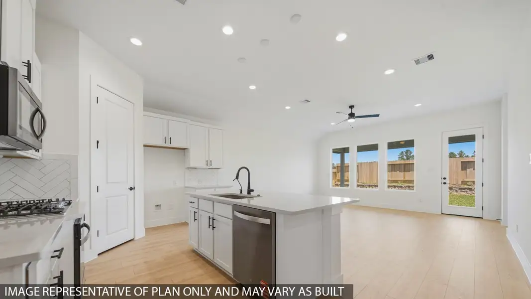 Furnished interior view inside a new home in Mill Creek Estates, Magnolia (Image 6).