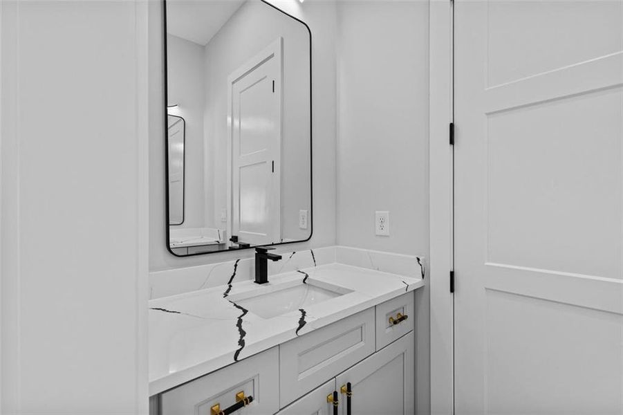 Furnished interior view inside a new home in , Monroe (Image 8).